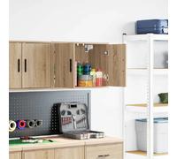vidaXL Armoire murale de garage chêne sonoma bois d'ingénierie