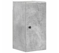 vidaXL Armoire Murale de Salle de Bain Breda Gris béton, Meuble de Salle de Bain Moderne, Rangement Mural résistant à l'humidité, Organisateur Compact, Gain de Place