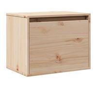vidaXL Armoire murale en pin massif - Meuble TV bas - Étagère de rangement - 45 x 30 x 35 cm