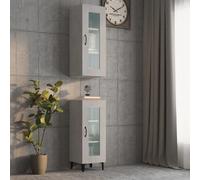 VidaXL Armoire murale Gris béton