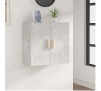vidaXL Armoire murale Gris béton 60x30x60 cm Bois d'ingénierie