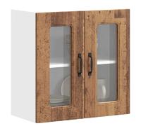 vidaXL Armoire Murale de Cuisine avec Porte vitrée Kalmar Bois d'ingénierie Ancien