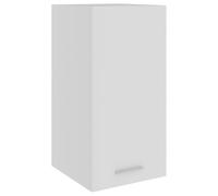 vidaXL Armoire Murale Lyon, 29,5x31x60 cm, Bois reconstitué, Blanc, Meuble Suspendu, Rangement Salle de Bain & Cuisine, Charge Max 60 kg