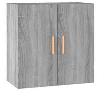 vidaXL Armoire Murale Meuble de Rangement Armoire Flottante Suspendue Salon Salle de Séjour Intérieur Sonoma Gris 60x30x60 cm Bois d'Ingénierie