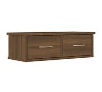 vidaXL Armoire Murale Meuble TV Mural Armoire Flottante Meuble de Rangement Salle de Séjour Intérieur Chêne Marron 60x26x18,5 cm Bois d'Ingénierie