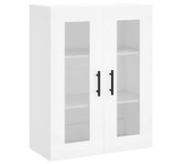 vidaXL Armoire murale 828500 – Meuble flottant 69,5x34x90 cm, moderne blanc bois d'ingénierie