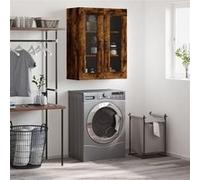 Vidaxl Armoire Murale Chêne Fumé 69,5x34x90 Cm Multicolore