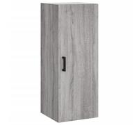 vidaXL Armoire Murale, Placard Suspendu avec Rangement, Meuble Flottant de Salon Bureau Chambre, Moderne, Sonoma Gris Bois d'Ingénierie