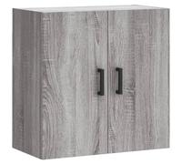 vidaXL Armoire Murale, Placard Suspendu avec Rangement, Meuble Flottant de Salon Salle de Séjour Intérieur, Moderne, Sonoma Gris Bois d'Ingénierie