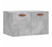 vidaXL Armoire Murale, Placard Suspendu avec Rangement, Meuble Flottant de Salon Salle de Séjour Intérieur, Moderne, Gris Béton Bois d'Ingénierie
