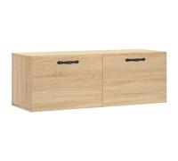 vidaXL Armoire Murale, Placard Suspendu avec Rangement, Meuble Flottant de Salon Salle de Séjour Intérieur, Moderne, Chêne Sonoma Bois d'Ingénierie
