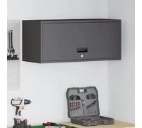 vidaXL Armoire murale pour garage Noir 80 x 33 x 35 cm