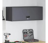 vidaXL Armoire murale pour garage Noir 90 x 33 x 35 cm