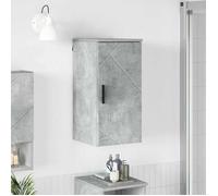 vidaXL Armoire murale salle de bain gris en contreplaqué - Meuble haut suspendu 883347