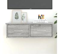 vidaXL Armoire murale Sonoma gris 60x26x18,5 cm Bois d'ingénierie
