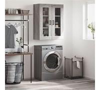 vidaXL Armoire murale sonoma gris 69,5x34x90 cm828490 Gris G