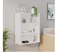 vidaXL Armoire murale suspendue 69,5x32,5x90 cm Blanc