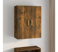 vidaXL Armoire murale suspendue Chêne fumé 69,5x34x90 cm817381 chêne G
