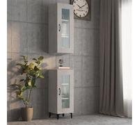 VidaXL Armoire murale Gris béton