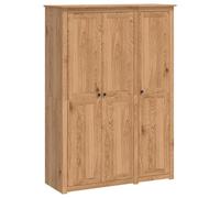 vidaXL Armoire Panama Miel 131,5 x 50 x 185 cm Bois de pin Massif