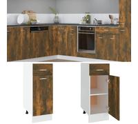 vidaXL Armoire Plancher Tiroir Chêne