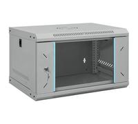 Armoire de bureau Vidaxl Armoire réseau avec stockage Gris 53 x 45 x 30 cm Acier