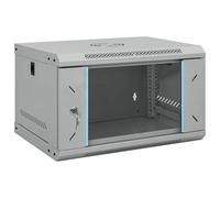 vidaXL Armoire réseau avec stockage Gris 53 x 45 x 30 cm Acier