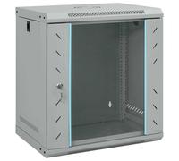 vidaXL Armoire réseau avec stockage Gris 53 x 45 x 60 cm Acier
