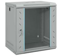 vidaXL Armoire réseau avec stockage Gris 53 x 45 x 60 cm Acier