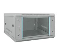 vidaXL Armoire réseau avec stockage Gris 53 x 60 x 30 cm Acier