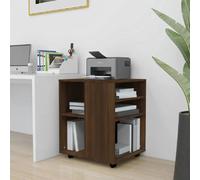 vidaXL Armoire roulante - Chêne marron