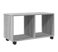 vidaXL Armoire roulante sonoma gris 72x33x42,5 cm bois d'ingénierie