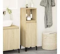 vidaXL Armoire salle de bain 30x30x100 cm - Chêne sonoma