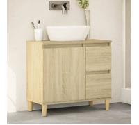 vidaXL Armoire de salle de bain chêne Sonoma 65x33x60 cm 847406