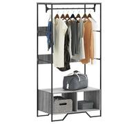 vidaXL Armoire sonoma gris 90x50x180 cm bois d'ingénierie