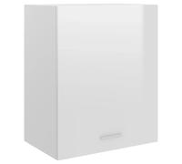 vidaXL Armoire Suspendue Blanc Brillant