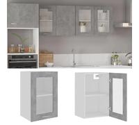 VidaXL Armoire Suspendue - Gris Béton