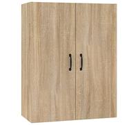 vidaXL Armoire Suspendue Meuble de Rangement Armoire Murale Meuble de Chambre à Coucher Salon Intérieur Chêne Sonoma 69,5x34x90 cm Bois d'Ingénierie