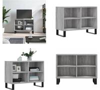 vidaXL Armoire TV Gris Sonoma 69,5x30x50 cm Bois composite - Armoire TV - Panneaux TV - Tableau TV