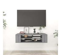 vidaXL Armoire TV Suspendue - Sonoma Gris