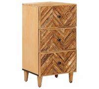 vidaXL Armoires de Rangement avec tiroir Marron 40 x 33,5 x 75 cm, Salon, Meubles de Rangement rectangulaires, Caisson en Bois, étagère, Organisateur, Finition Marron