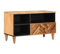 vidaXL Armoires de Rangement avec tiroir Marron 80 x 33,5 x 46 cm, Buffet élégant, rectangulaire, pour Salon, Rangement Moderne, en Bois de Mangue, Meuble Pratique