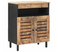 vidaXL Armoires de Rangement Naturel 60 x 33 x 75 cm, Meubles de Rangement pour Salon, étagères Modernes, Solutions Pratiques, Buffet Contemporain pour l'organisation de la Maison