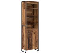 vidaXL Armoires Hautes 2 pcs Bois Ancien 60 x 36 x 300 cm