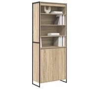 vidaXL Armoires Hautes Sonoma 79 x 36 x 200 cm Bois d'ingénierie, Rangement Salon, Armoires Hautes, Design Rectangulaire, Organisation Moderne, Mobilier Chic, Solutions de Rangement Efficaces