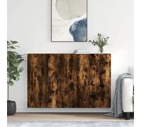 vidaXL Armoires murales 2 pcs - Chêne fumé