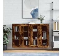 vidaXL Armoires murales 2 pcs - Chêne Fumé