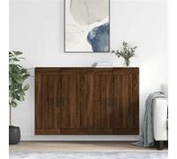 Armoires murales 2 pcs chêne marron bois d'ingénierie 3198032