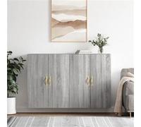 Armoires murales 2 pcs sonoma gris 69,5x34x90 cm, armoire, vitrine murale, armoire flottante, armoire de rangement