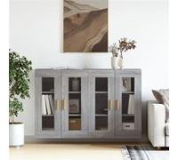 Armoires murales 2 pcs sonoma gris bois d'ingénierie3197903